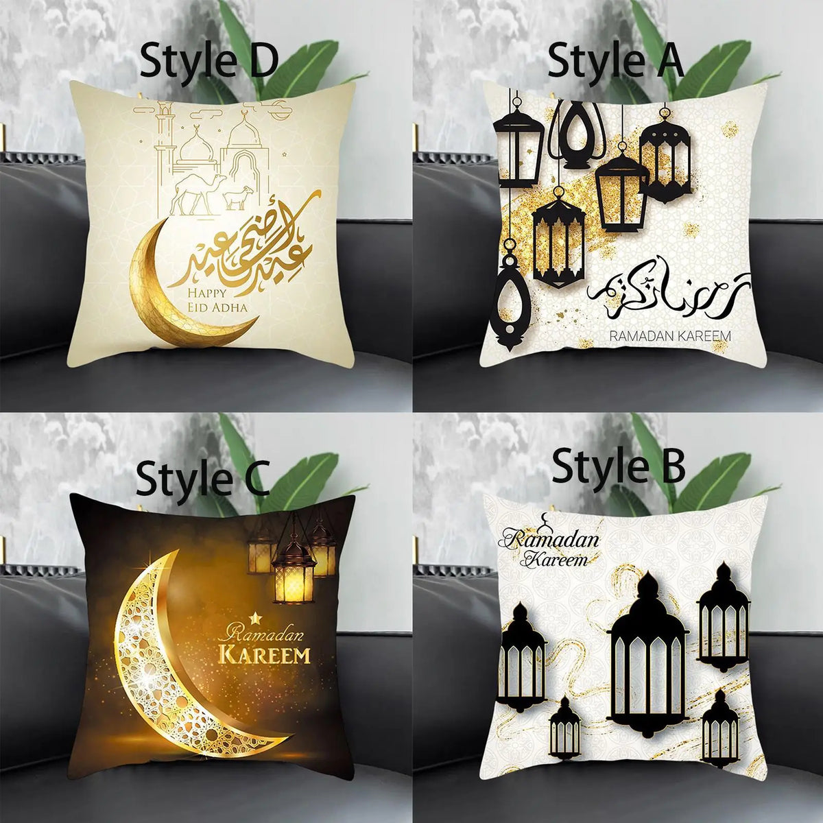 Velvet Geometric Cushion Cover – Soft Decorative Pillow Case 45cm Decorative Cushion Cover SPOT