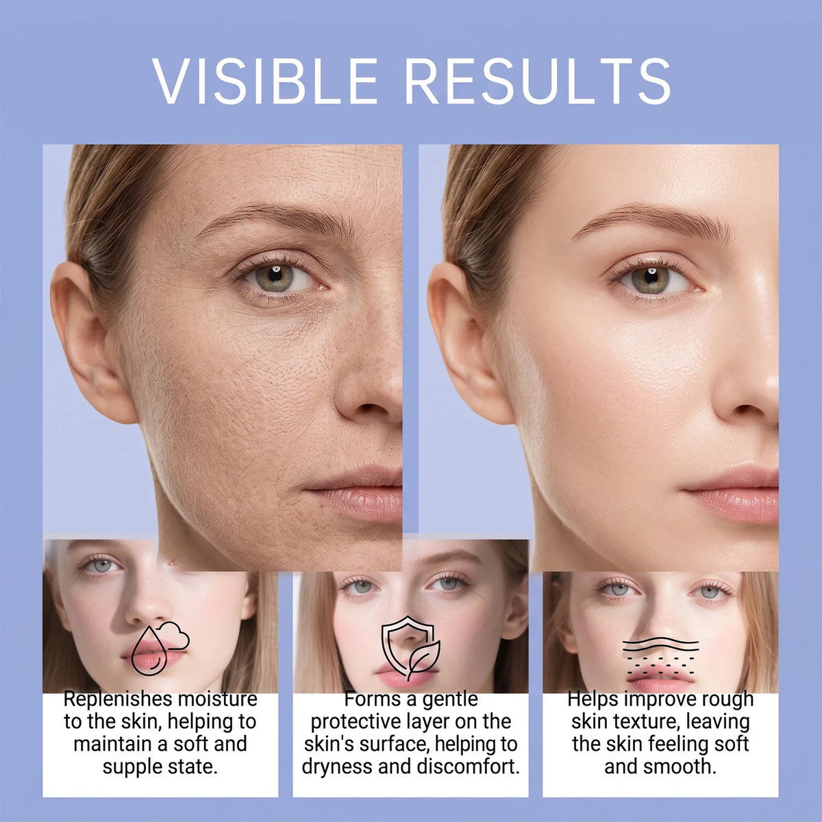 VIARELINE Retinol Face Firming Cream – Smooth & Plump Skin Retinol Face Serum SPOT