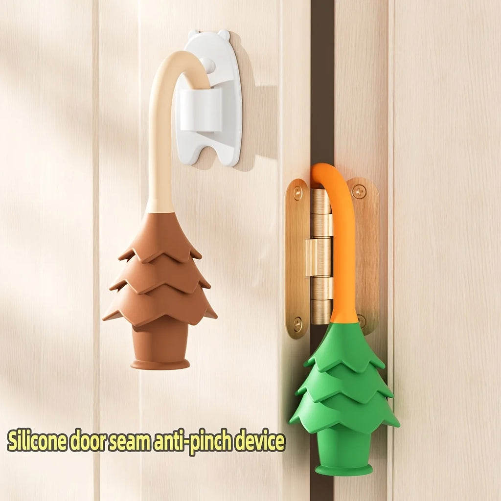 2-Pack Christmas Tree Silicone Door Pinch Guard & Stopper Door Pinch Guard SPOT