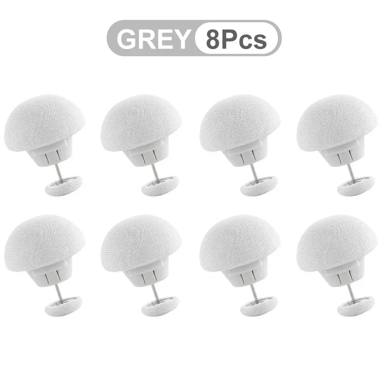 Duvet Cover Clips & Bed Sheet Fasteners – Anti-Slip Buckles Bedding Fastener Clips SPOT 8pcs Gray