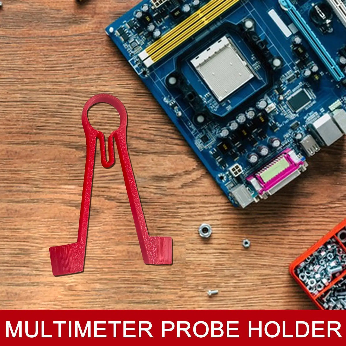 Multimeter Probe Holder – Ergonomic Test Lead Clamping Tool Multimeter Accessory SPOT