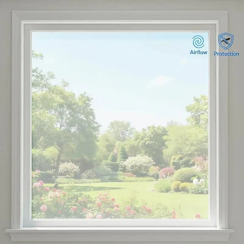 Cut-to-Fit Window Insect Screen – No-Drill Velcro Install Window Insect Screen SPOT