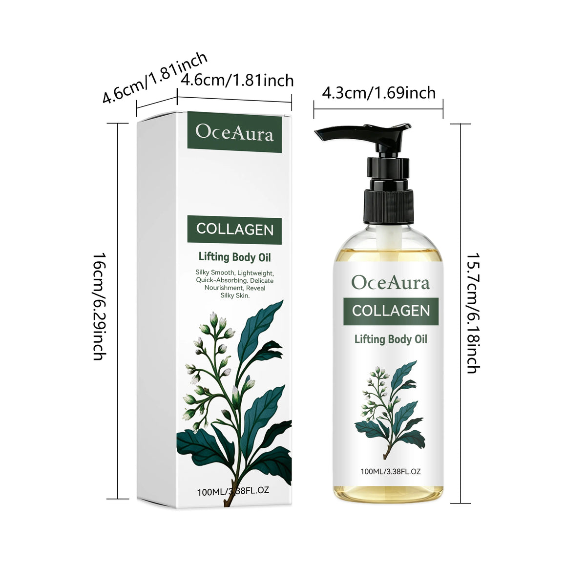 OceAura Collagen Firming Body Oil – Hydrating & Lifting Firming Body Oil SPOT