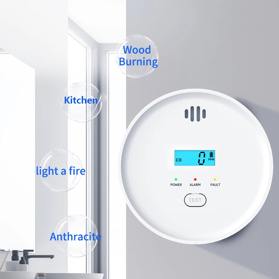 Smoke & CO Detector Combo – 10-Year Battery & App Alerts Smoke CO Detector SPOT