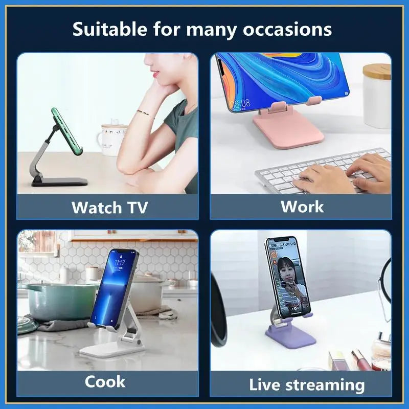 Adjustable Folding Phone & Tablet Stand – 360° Lazy Desk Mount Phone & Tablet Stand SPOT