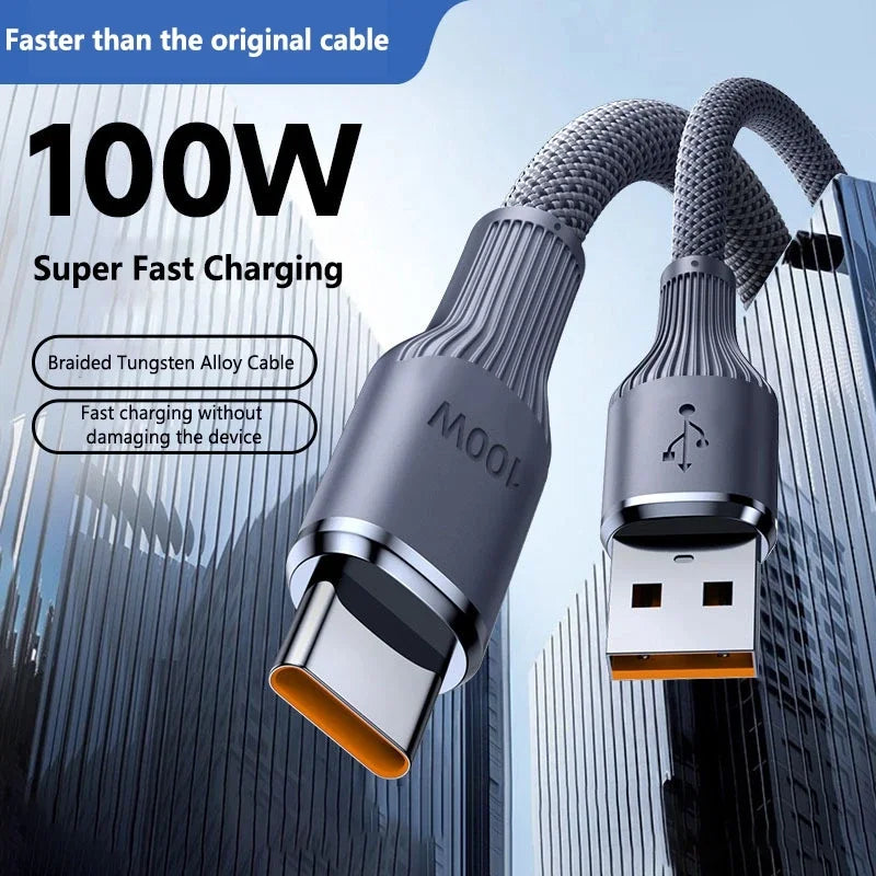 100W USB-C to USB-C Fast Charging Cable – 6A PD USB-C Charging Cable SPOT