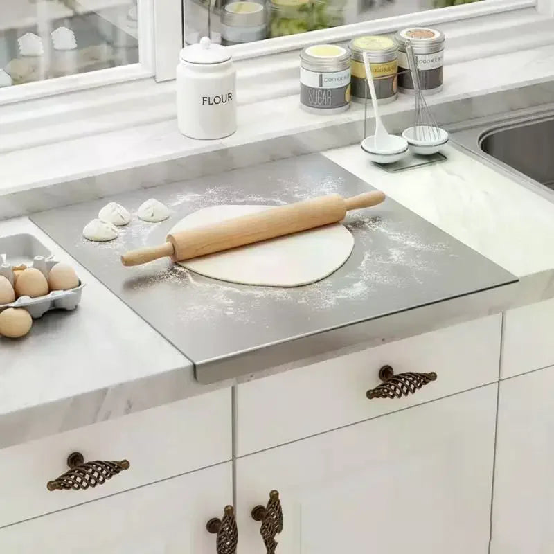 Stainless Steel Cutting Board – Rust-Proof Dough Kneading Mat Stainless Steel Cutting Board SPOT