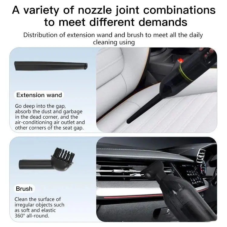 3-in-1 Cordless Mini Vacuum & Air Duster – Car & Keyboard Handheld Vacuum Cleaner SPOT