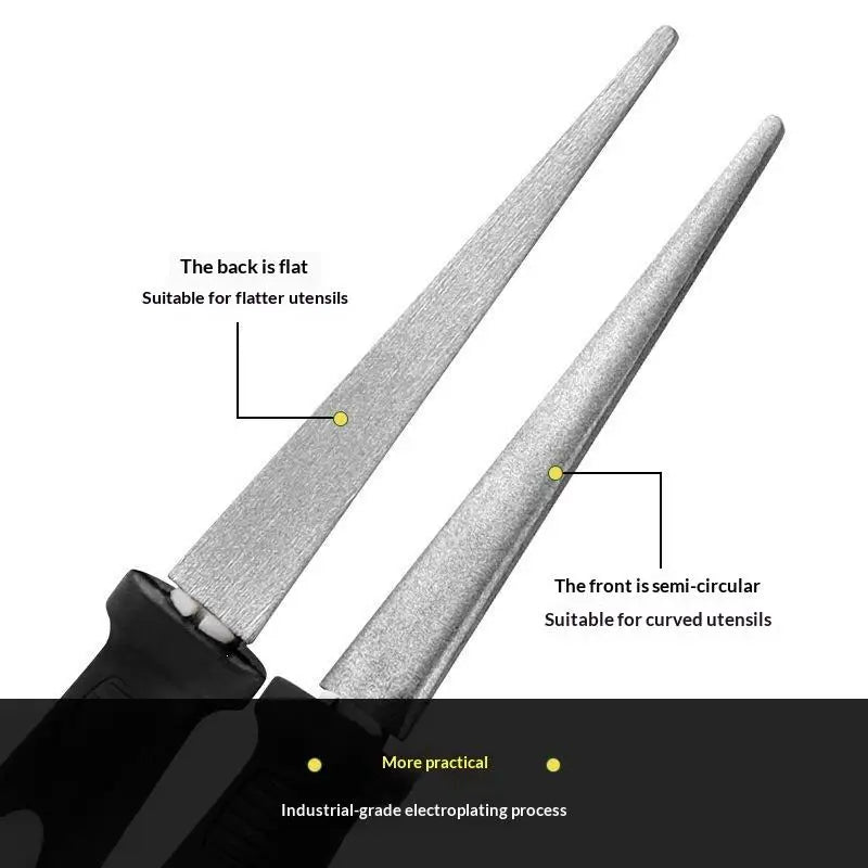 Diamond Dual-Surface Sharpening File for Knives & Garden Tools Sharpening File SPOT