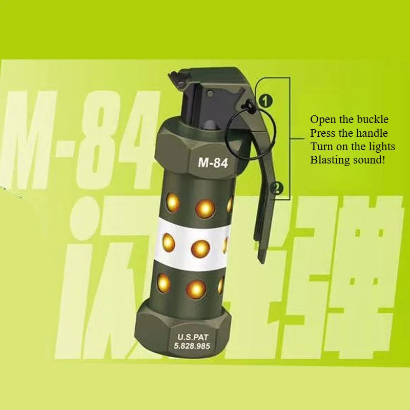 M84 Grenade Dummy Strobe LED Light – Tactical Cosplay Prop Cosplay Prop Light SPOT