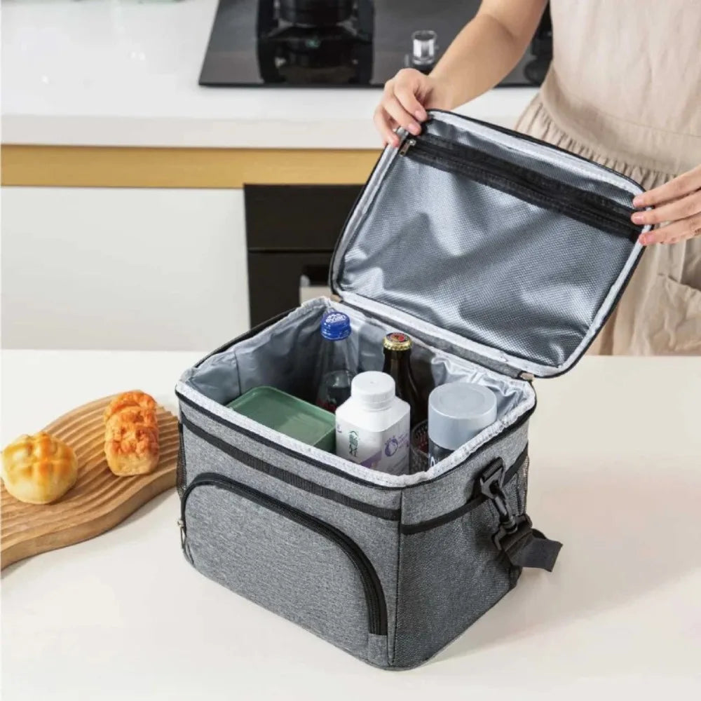 Insulated Lunch Bag – Leakproof Cooler Tote with Shoulder Strap Insulated Lunch Tote SPOT