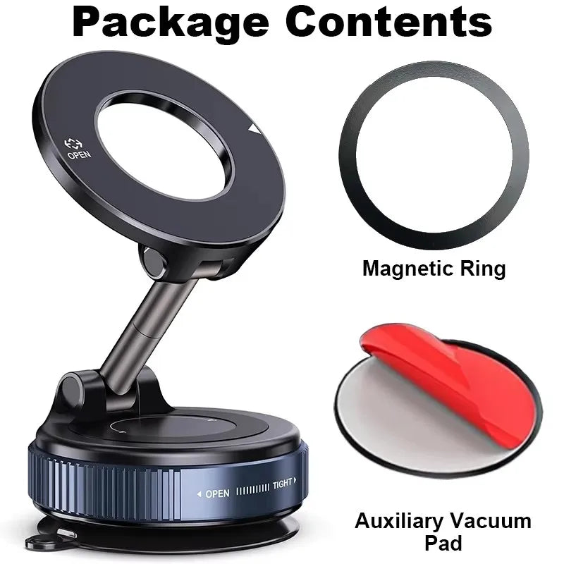 360° Magnetic Car Phone Holder – Foldable Windshield Mount Car Phone Mount SPOT