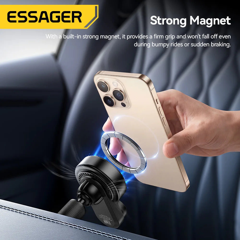 Essager 2-in-1 Magnetic Wireless Car Charger 15W + Watch Wireless Car Charger SPOT