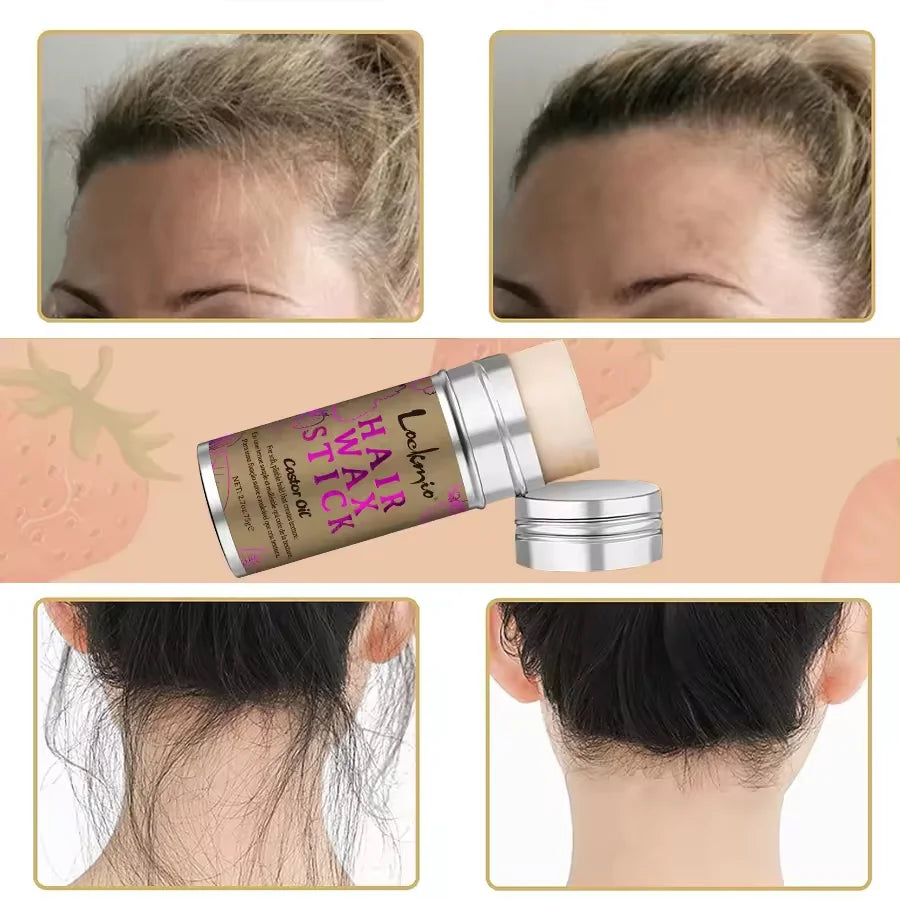 LOCKMIO Hair Wax Stick with Castor Oil – Strong Hold Edge Styler Hair Wax Stick SPOT