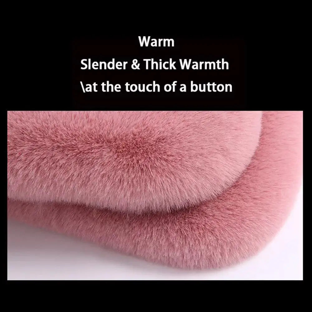 Universal Plush Car Seat Cushion – Warm Thick Fuzzy Cover Car Seat Cushion SPOT