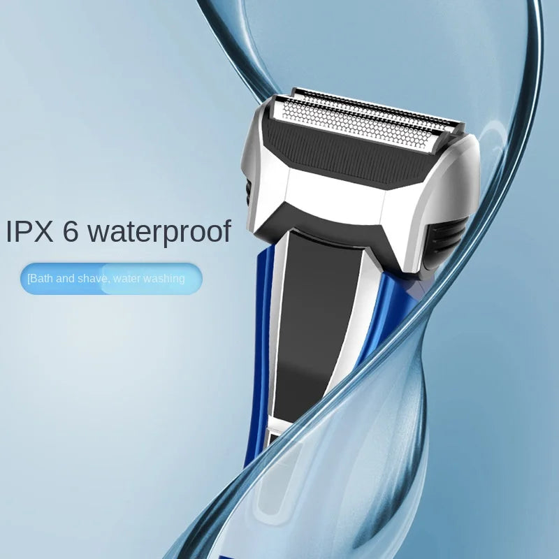 Men's Rechargeable Electric Foil Shaver – Stainless Steel Electric Foil Shaver SPOT
