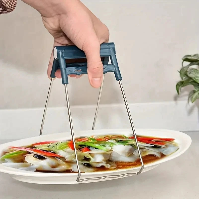 Silicone Heat-Resistant Bowl & Tray Holder Clip – Anti-Slip Silicone Bowl Holder SPOT