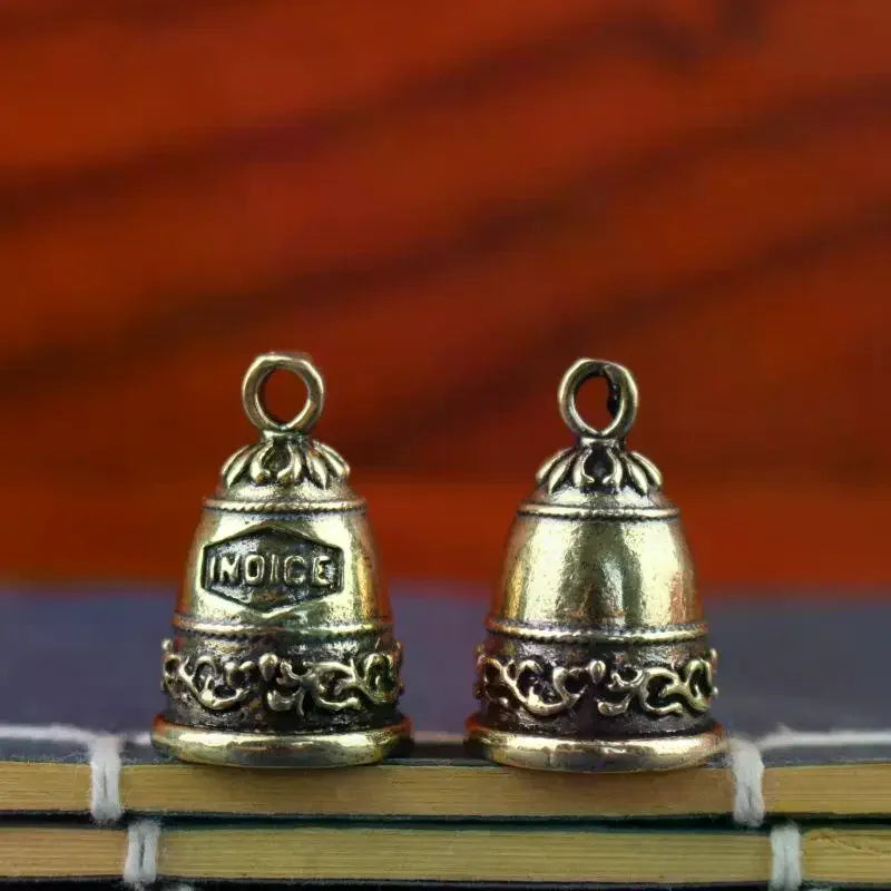 Mini Brass Bell – Antique Feng Shui Lucky Décor Pendant Decorative Bell SPOT