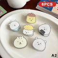 Acrylic Food Bag Sealer & Multi-Purpose Clips – 6-12 Pack Decorative Stationery Clips SPOT A2