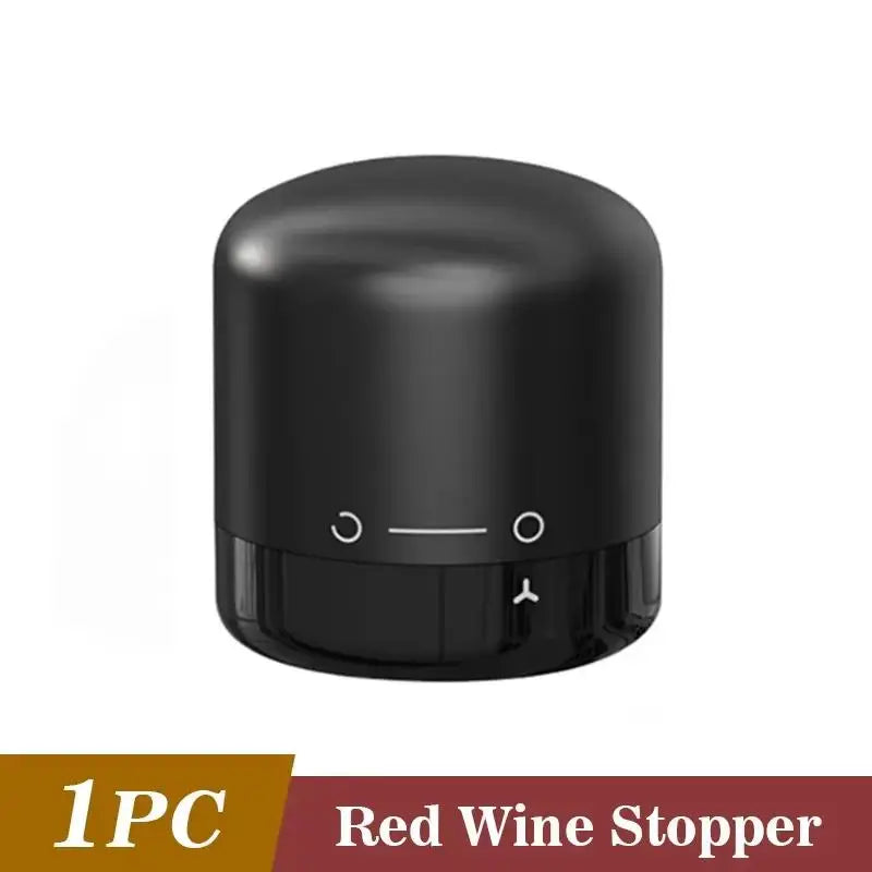 Vacuum Wine Bottle Stopper – Leak-Proof ABS Preserver Wine Bottle Stopper SPOT 1pcs A