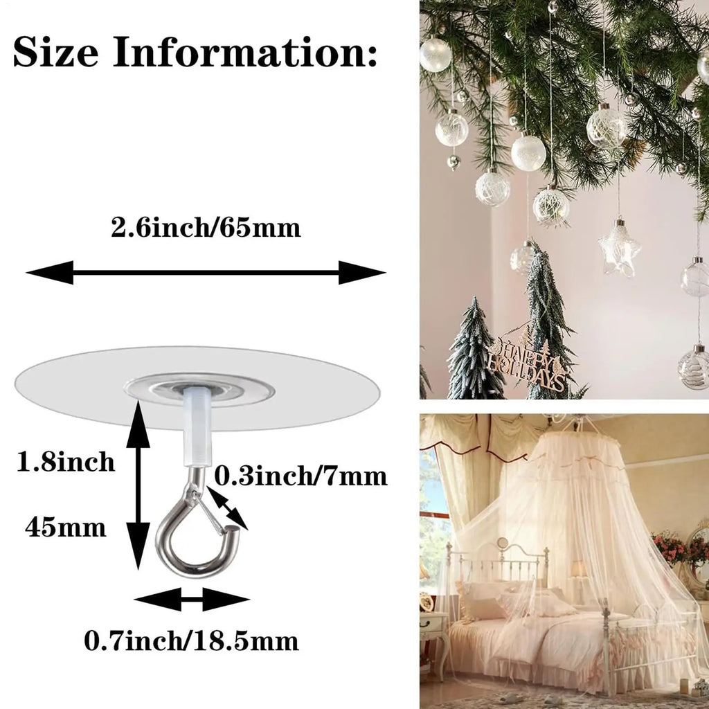 Adhesive Ceiling Hook – No-Drill Hook for Plants & Décor Adhesive Ceiling Hook SPOT