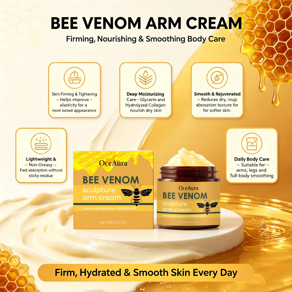 OceAura Bee Venom Firming Body Cream – Tighten & Brighten Skin Firming Body Cream SPOT