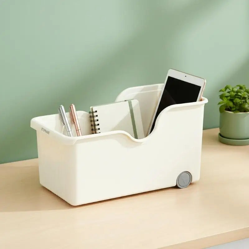 Rolling Open-Top Kitchen Storage Bin with Wheels | Organizer Kitchen Storage Bin SPOT