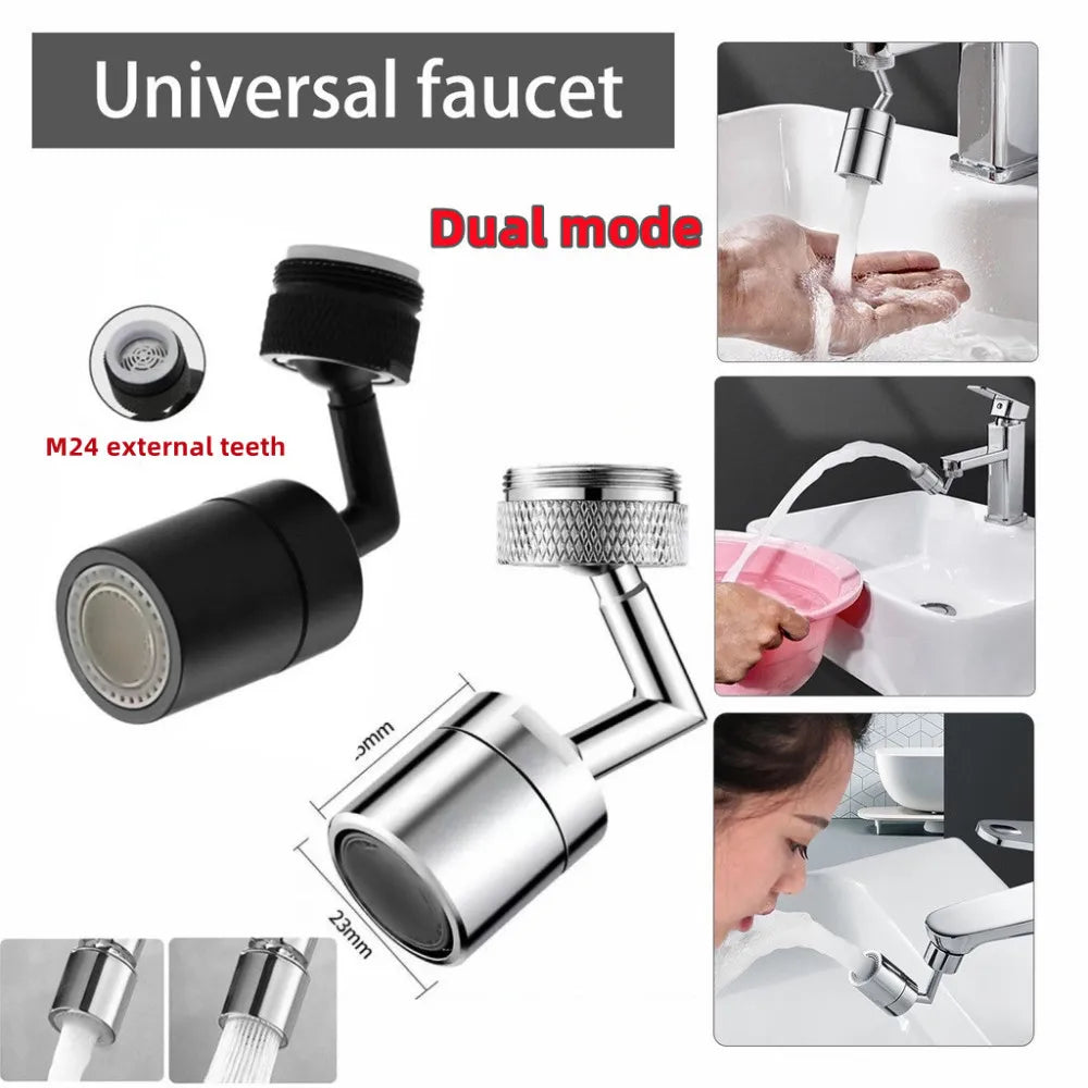 720° Rotating Faucet Extender – Anti-Splash Water Saving Adapter Faucet Aerator Adapter SPOT