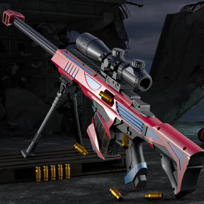 NOCCLILI Soft Bullet Toy Gun – Manual Shell Ejection Blaster Soft Bullet Toy Blaster SPOT