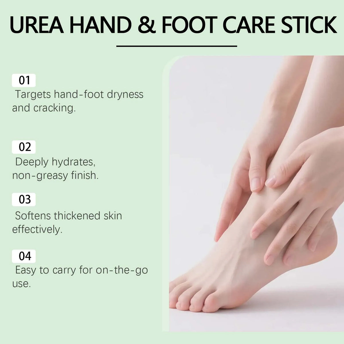 OceAura 60% Urea Hand & Foot Balm Stick – Deep Moisturizer Foot & Hand Balm SPOT