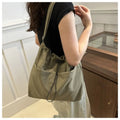 Large Nylon Tote Bag – Women's Crossbody Shoulder Bag for Travel Nylon Tote Bag SPOT green