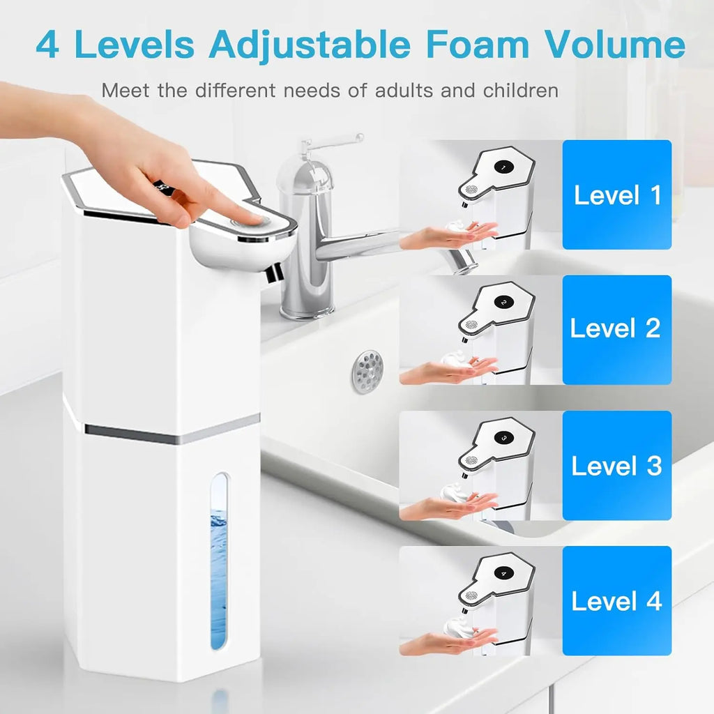 Touchless Foaming Soap Dispenser Wall Mount USB 360ml Automatic Soap Dispenser SPOT