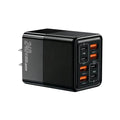 8-in-1 240W USB-C Fast Wall Charger – 4 PD + 4 USB Ports Multi-Port Wall Charger SPOT US Plug Black