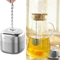 Extra Fine Mesh Tea Strainer with Extended Chain Hook Tea Strainer SPOT Default Title