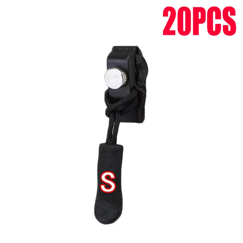 Universal Zipper Repair Kit – Replacement Slider Pulls 3–60 Pcs Zipper Repair Kit SPOT S--20pcs