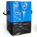 Heavy Duty Moving Bag – Large Foldable Storage Organizer Moving Storage Bag SPOT Blue 81x50x40cm