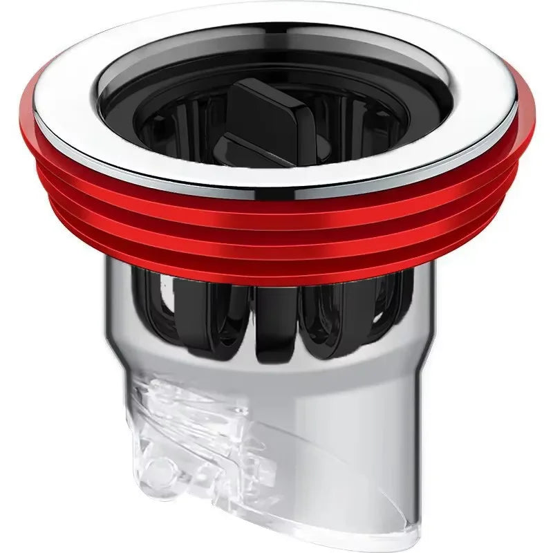 Odor-Proof Floor Drain Valve – Backflow Preventer & Sewer Core Floor Drain Valve SPOT red