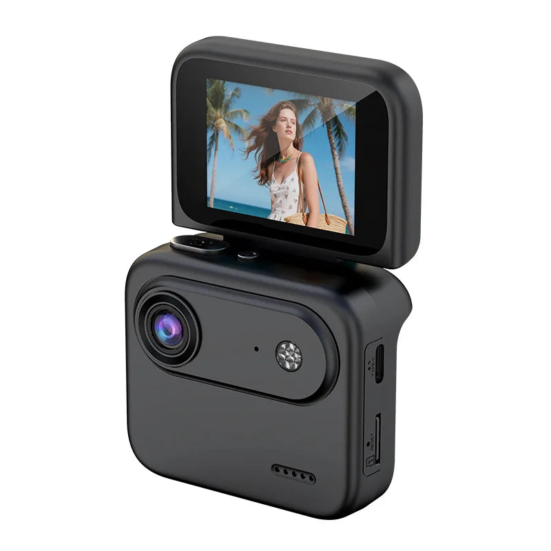 Y360 4K Sports Camera – Flip Screen, Anti-Shake, Wide-Angle Sports Action Camera SPOT Black