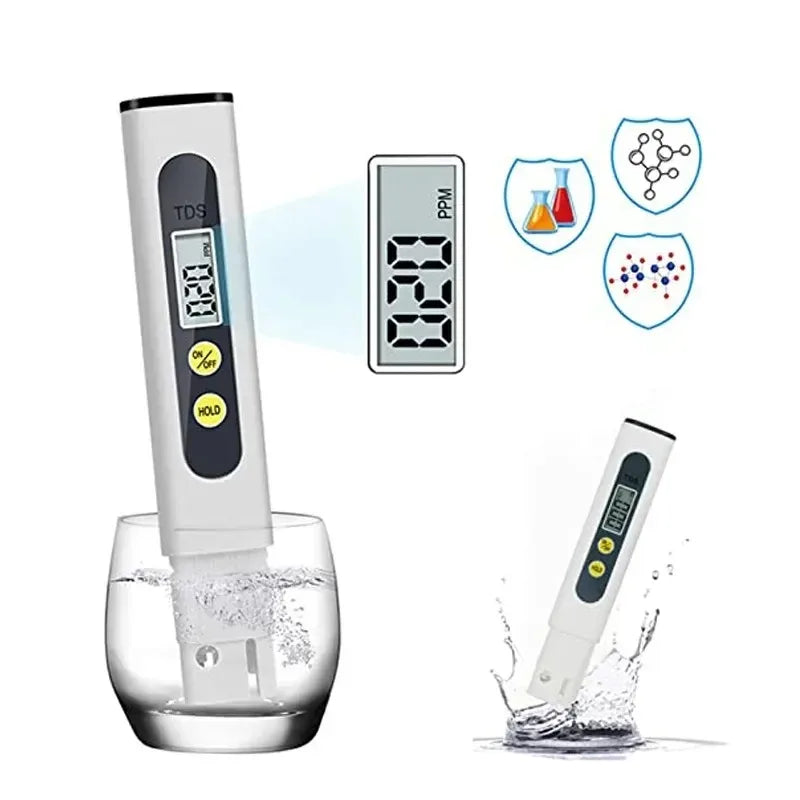 Digital TDS Meter 0-9990ppm – Water Quality Tester Water Quality Meter SPOT