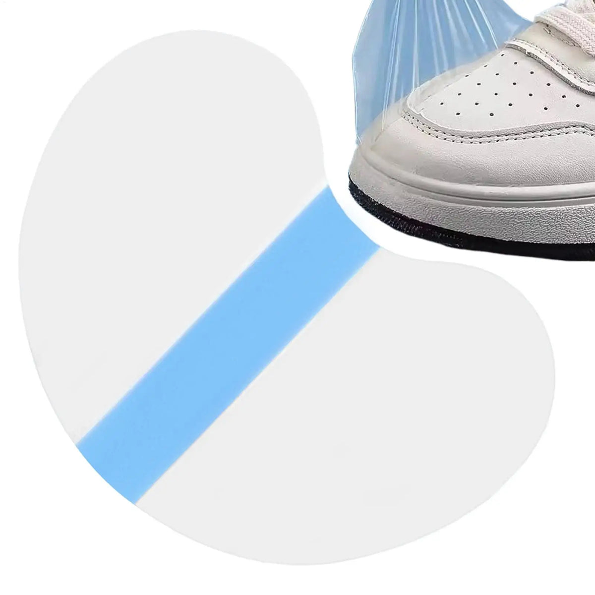 30-Pack Clear Shoe Toe Protector Stickers – Waterproof TPU Shoe Toe Protector SPOT