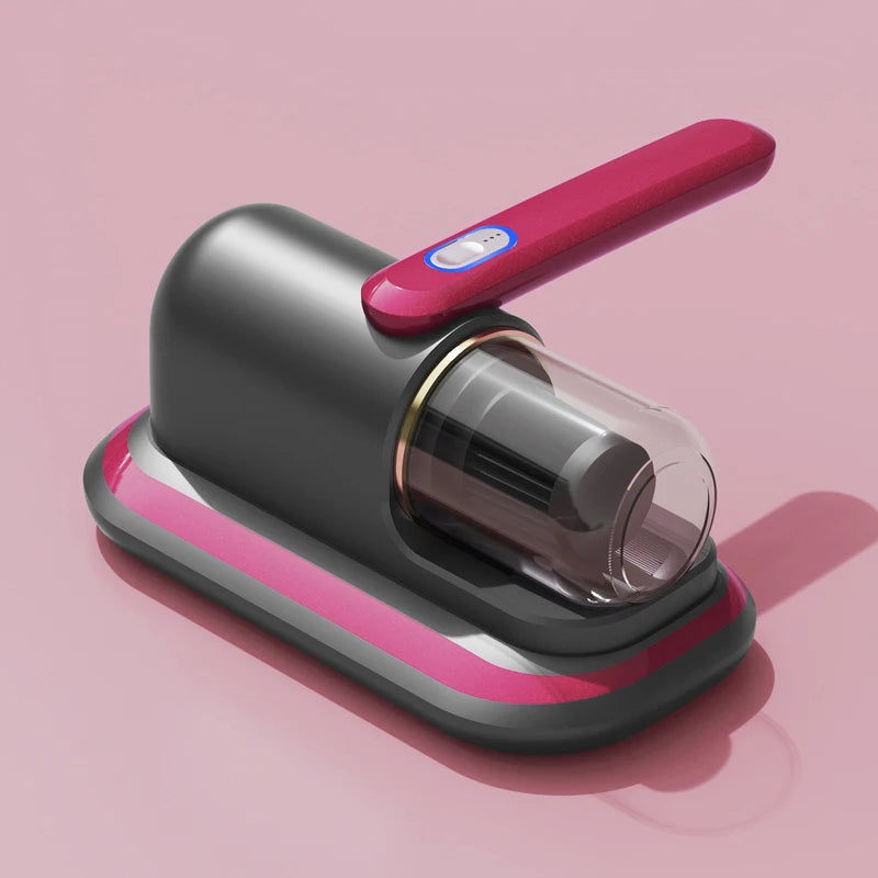 UV Sterilization Handheld Mite Vacuum 10000Pa – USB Rechargeable Handheld Vacuum Cleaner SPOT Purple No plug