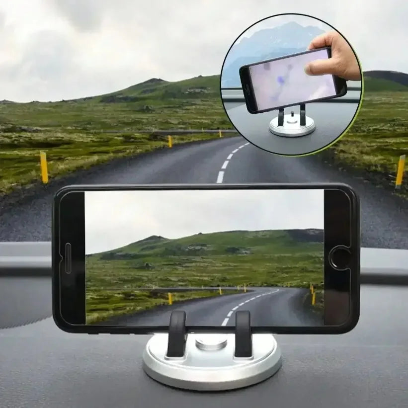 VIKEFON Silicone Car Dashboard Phone Mount – Universal 7cm Car Phone Mount SPOT