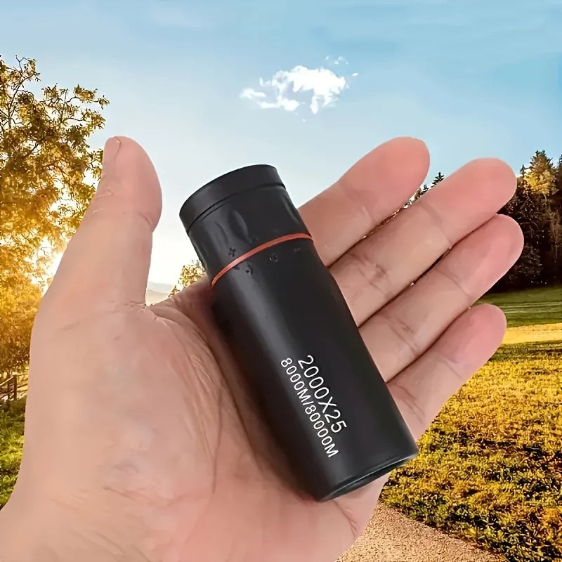 HD Monocular Telescope with Smartphone Adapter – 8-10x25 Monocular Telescope SPOT