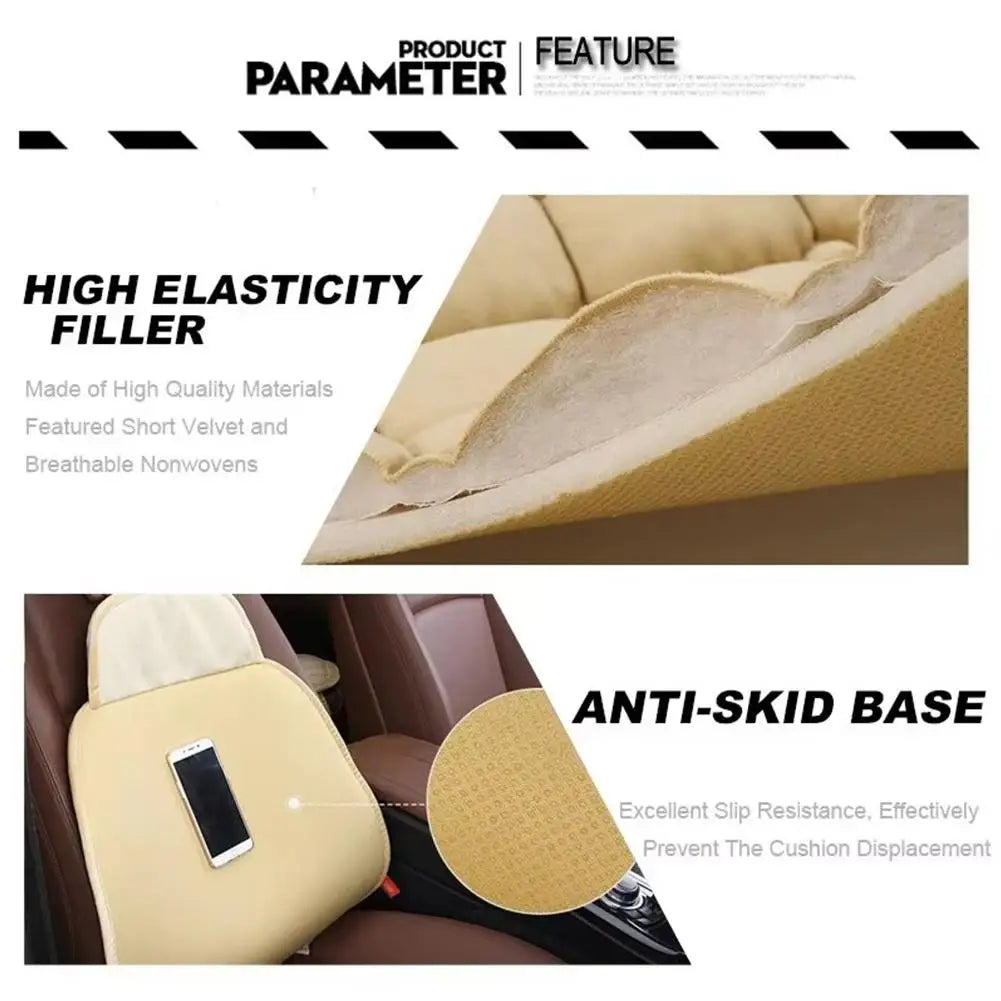 Universal Front Car Seat Cover – Anti-Slip Plush Cushion Car Seat Cover SPOT