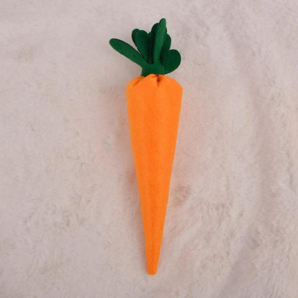 3-Pack Cloth Easter Carrot Ornaments – Hanging Decor for Kids Easter Ornaments SPOT