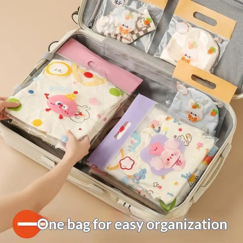 Travel Storage Bags 5/15PCS – Sealed Portable Organizer Pouches Travel Storage Bags SPOT