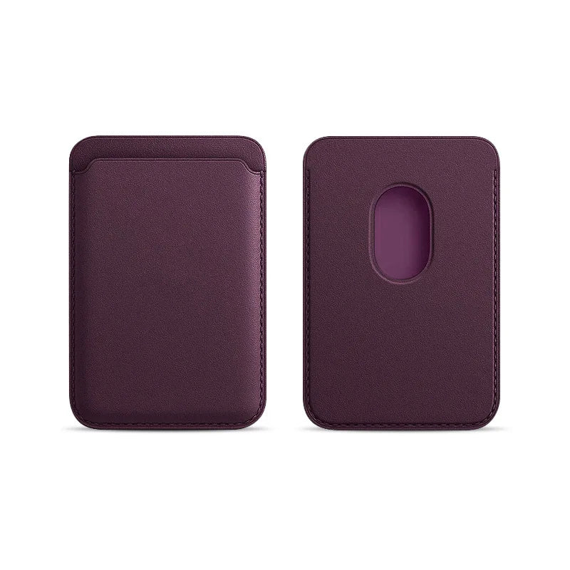 MagSafe Magnetic PU Leather Card Holder for iPhone 17 Phone Card Wallet SPOT F