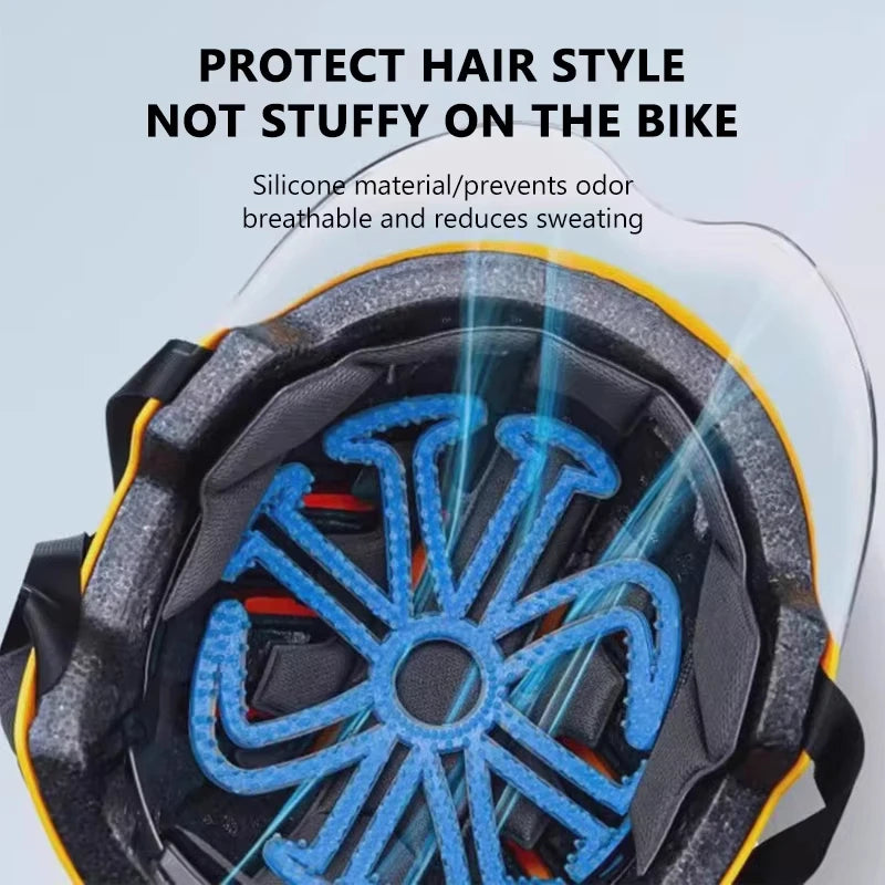 Universal Silicone Helmet Liner Mat – Breathable Non-Slip Gasket Helmet Liner Mat SPOT