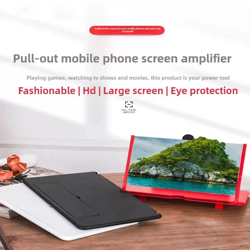 HD Phone Screen Magnifier Stand – 10 & 12 Inch Amplifier Phone Screen Magnifier SPOT
