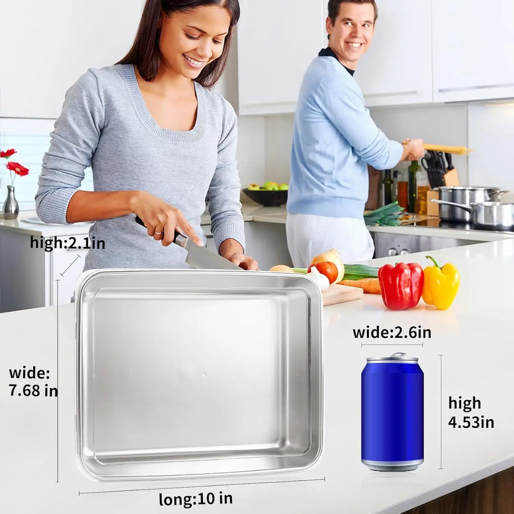 WOOJACK Stainless Steel Food Storage Container with Lid Food Storage Container SPOT